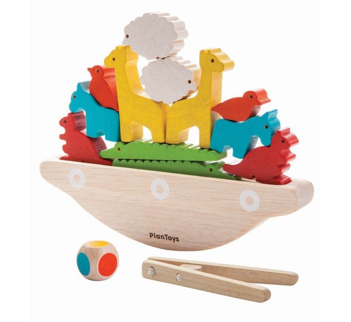 Головоломка "Балансирующая лодка" Plan Toys