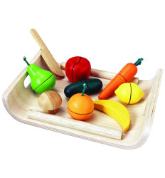 Plan Toys "Фрукты и овощи на подносе"