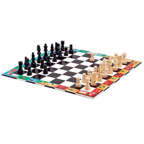 Игра настольная Djeco "Шахматы и шашки"